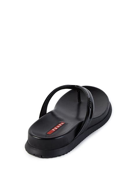 prada flipflop|prada wedge flip flops.